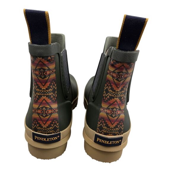 Pendleton Harding Chelsea Trapper Peak Rain Boots Waterproof Green Mens Size 8 main image 10